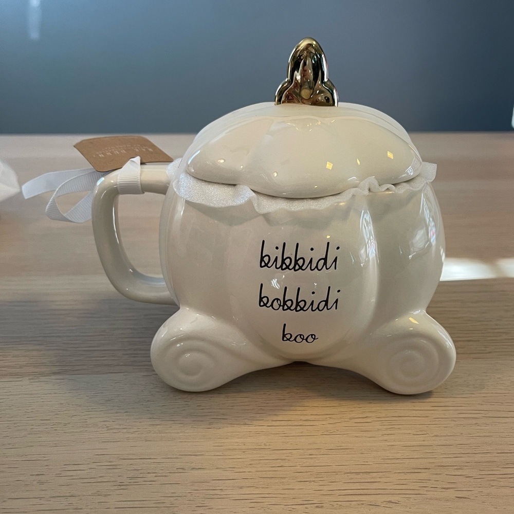 Rae Dunn Disney Cinderella Bibbidi Bobbidi Boo Carriage Mug